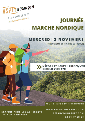 Affiche Marche Nordique novembre 2022